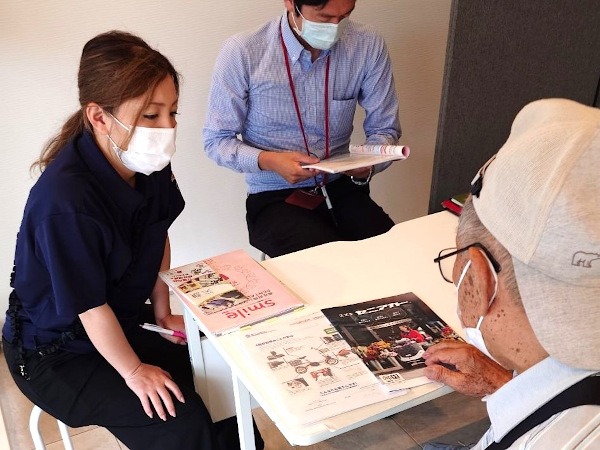 写真:生き生きとした人たち